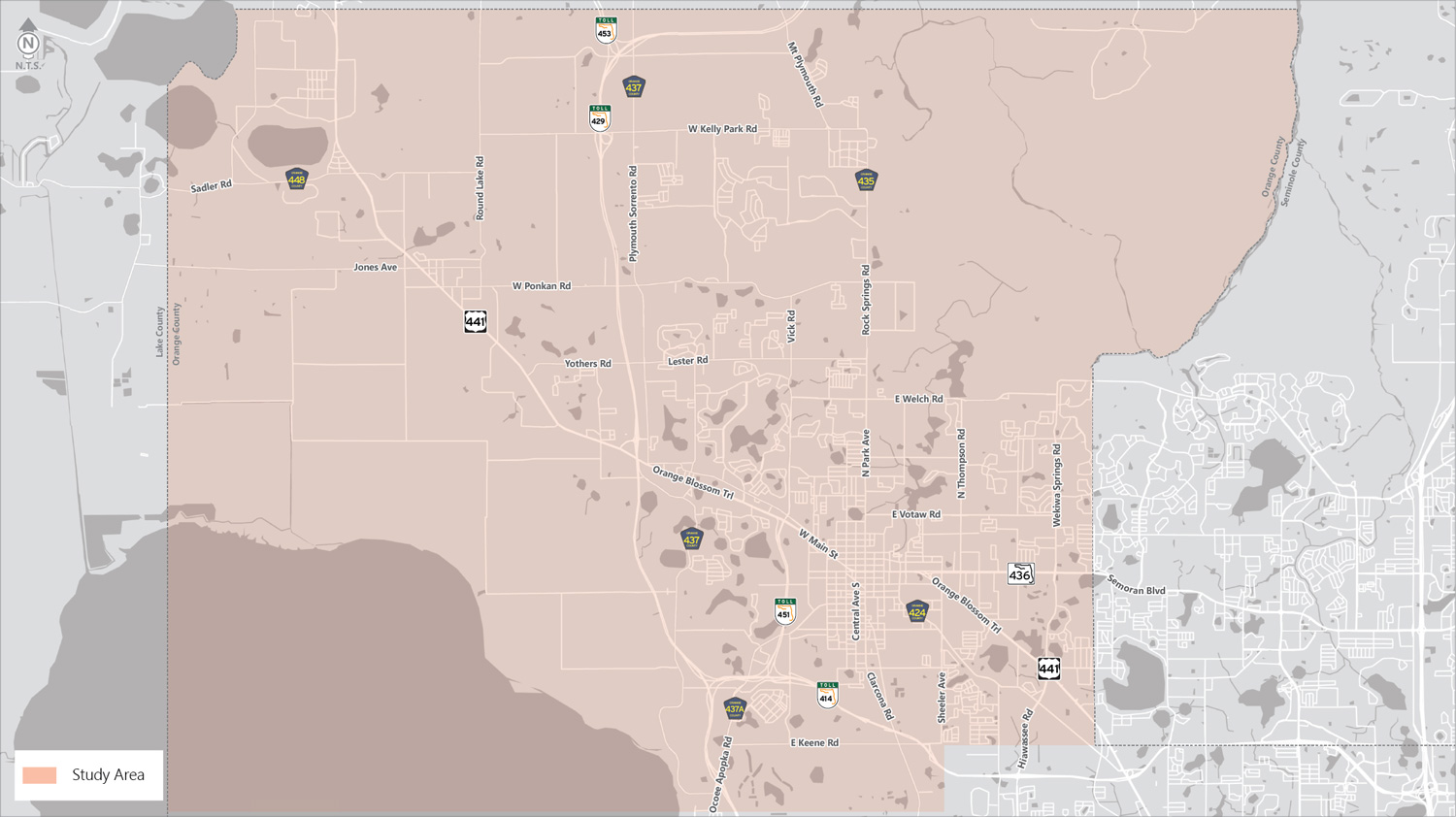 Map showing the study area for NOWOCATS